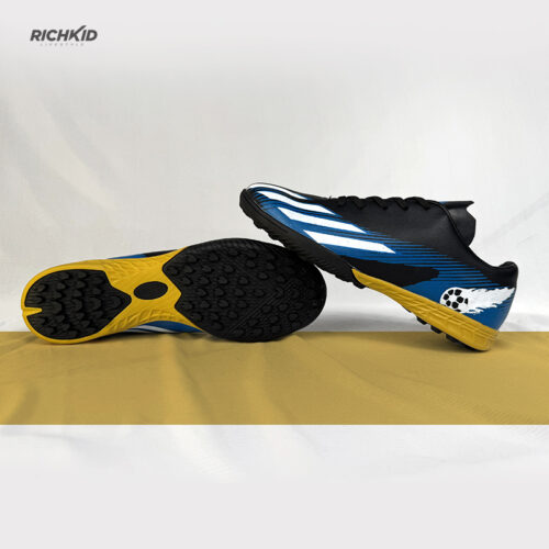 Blue Black turf boot